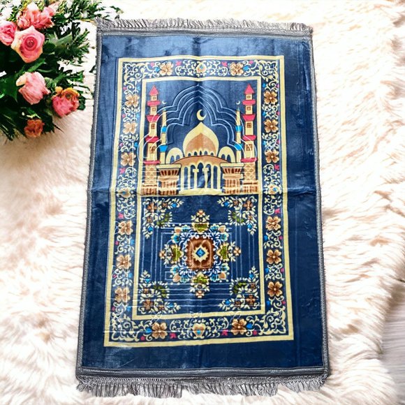 Mosque Traditional design Islamic Prayer Mat - Picture 1 of 9